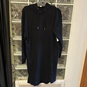 Old Navy Black Hoodie Dress - NWT